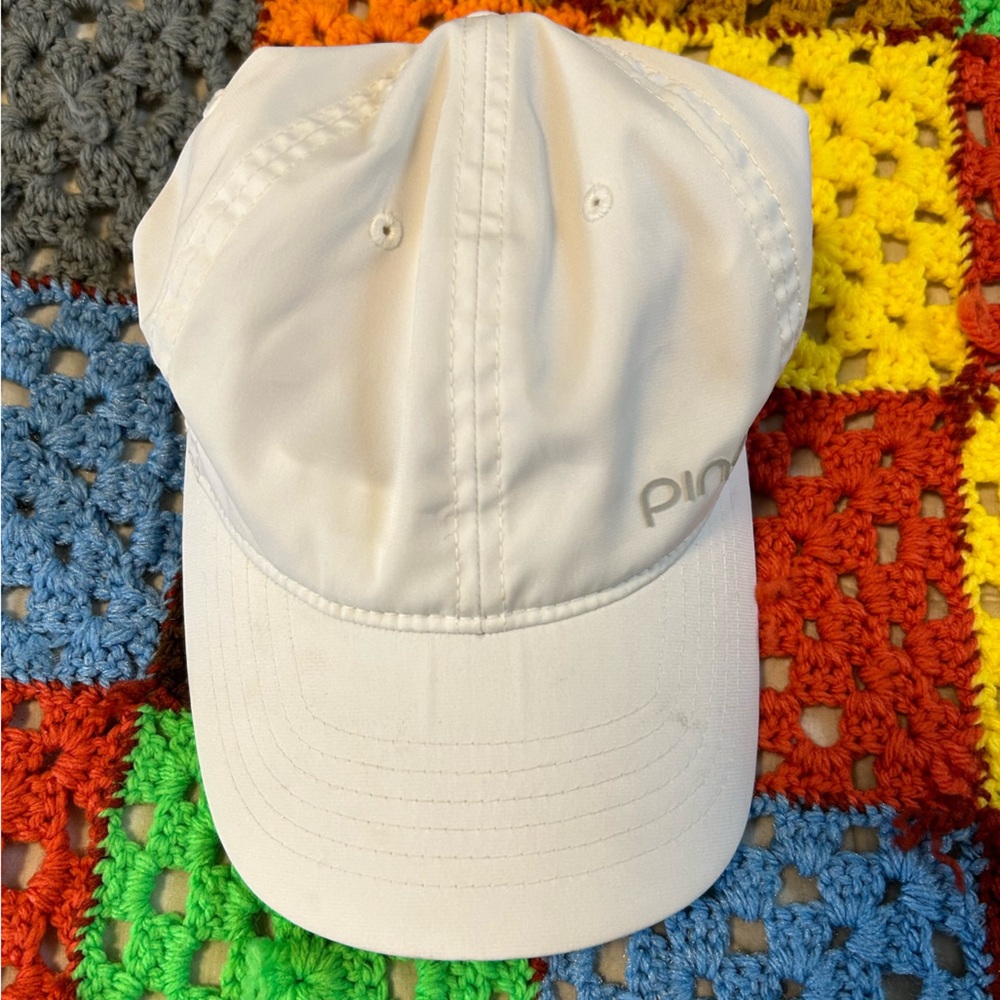 Pink PNG Logo Flexfit One Ten Packable Dad Cap Strapback Run Golf Tennis… - Picture 3 of 11